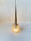 Scandinavian Modern Hanging Lamp in Crystal Glass and Brass, 1960s 2
