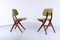 Teak Scissor Dining Chairs attributed to Louis van Teeffelen for Webe, 1950s, Set of 2 3