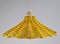 Yellow Hanging Lamp in Wicker Rattan, France, 1960s 8