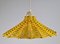 Yellow Hanging Lamp in Wicker Rattan, France, 1960s, Image 8