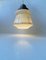 Scandinavian Functionalist Ceiling Lamp in Copper and Glass, 1940s 3