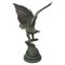 Jules Moigniez, Eagle Sculpture with Open Wings, 1980s, Bronze, Image 10
