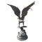 Jules Moigniez, Eagle Sculpture with Open Wings, 1980s, Bronze, Image 2