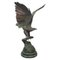 Jules Moigniez, Eagle Sculpture with Open Wings, 1980s, Bronze, Image 1