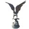 Jules Moigniez, Eagle Sculpture with Open Wings, 1980s, Bronze, Image 12