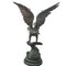 Jules Moigniez, Eagle Sculpture with Open Wings, 1980s, Bronze, Image 9