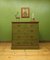 Antique Swedish Style Folk Art Green Painted Chest of Drawers, 1890s, Image 6