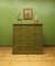 Antique Swedish Style Folk Art Green Painted Chest of Drawers, 1890s, Image 7