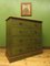 Antique Swedish Style Folk Art Green Painted Chest of Drawers, 1890s, Image 4