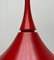 Mid-Century Space Age German Red Tulip Pendant Lamp by Rolf Krüger for Staff, 1960s, Image 7