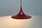 Mid-Century Space Age German Red Tulip Pendant Lamp by Rolf Krüger for Staff, 1960s, Image 12