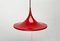 Mid-Century Space Age German Red Tulip Pendant Lamp by Rolf Krüger for Staff, 1960s, Image 5