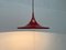 Mid-Century Space Age German Red Tulip Pendant Lamp by Rolf Krüger for Staff, 1960s 14