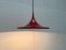 Mid-Century Space Age German Red Tulip Pendant Lamp by Rolf Krüger for Staff, 1960s, Image 14