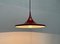 Mid-Century Space Age German Red Tulip Pendant Lamp by Rolf Krüger for Staff, 1960s 2