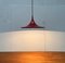 Lampe à Suspension Tulipe Rouge Mid-Century Space Age par Rolf Krüger pour Staff, Allemagne, 1960s 10