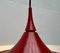 Mid-Century Space Age German Red Tulip Pendant Lamp by Rolf Krüger for Staff, 1960s 4