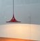 Mid-Century Space Age German Red Tulip Pendant Lamp by Rolf Krüger for Staff, 1960s 6