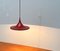 Lampe à Suspension Tulipe Rouge Mid-Century Space Age par Rolf Krüger pour Staff, Allemagne, 1960s 21