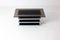 Vintage Coffee Table in Black & Chrome from Belgo Chrom / Dewulf Selection, 1970s 8