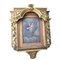 Antique Altarpiece with Oil Painting of Jesus with Child 1