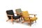 GE-290 Easy Chairs by Hans J. Wegner for Getama, 1950s, Set of 3 3