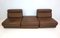 DS 77 Leather Modular Sofa from De Sede, 1970s, Set of 3 15