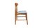 Chaises Scandinaves en Teck, 1960, Set de 4 5