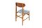 Chaises Scandinaves en Teck, 1960, Set de 4 4