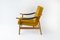 Mid-Century Lounge Chairs in Yellow, 1960s, Set of 2, Image 5