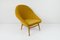 Mid-Century Lounge Chair in Yellow, 1960s 1