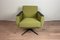 Vintage Green Swivel Lounge Chair, 1960s 6