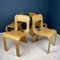 Plywood Esse Dining Chairs by Gigi Sabadin for Stilwood, Italy, 1970s, Set of 4, Image 9