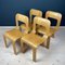 Plywood Esse Dining Chairs by Gigi Sabadin for Stilwood, Italy, 1970s, Set of 4, Image 6