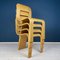 Plywood Esse Dining Chairs by Gigi Sabadin for Stilwood, Italy, 1970s, Set of 4 3