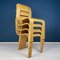 Plywood Esse Dining Chairs by Gigi Sabadin for Stilwood, Italy, 1970s, Set of 4, Image 3