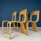 Plywood Esse Dining Chairs by Gigi Sabadin for Stilwood, Italy, 1970s, Set of 4 11