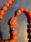 19th Century Trapanese Coral Necklace with Faceted Degraded Barrel-Shaped Beads and 925 Silver Clasp 5