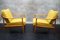 Vintage German Lounge Chairs in Yellow Fabric by Walter Knoll, 1960s, Set of 2 18