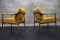 Vintage German Lounge Chairs in Yellow Fabric by Walter Knoll, 1960s, Set of 2 7