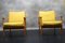 Vintage German Lounge Chairs in Yellow Fabric by Walter Knoll, 1960s, Set of 2 23