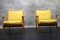 Vintage German Lounge Chairs in Yellow Fabric by Walter Knoll, 1960s, Set of 2, Image 23