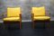 Vintage German Lounge Chairs in Yellow Fabric by Walter Knoll, 1960s, Set of 2, Image 20