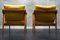 Sillones alemanes vintage de tela amarilla de Walter Knoll, años 60. Juego de 2, Imagen 22