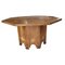 Vintage Octagonal Wooden Dining Table 6