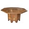 Vintage Octagonal Wooden Dining Table, Image 3