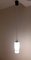 Small Cylindrical Ceiling Lamp with Relief Glass Screen of Brass Mount, 1970s, Image 3