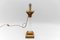 Mid-Century Italian Modern Acrylic & Wood Table Lamp Base, Italy, 1960s 4