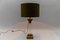 Moderne italienische Mid-Century Tischlampe aus Acryl & Holz, Italien, 1960er 2