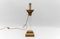 Moderne italienische Mid-Century Tischlampe aus Acryl & Holz, Italien, 1960er 1